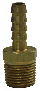 3/8 HOSE BARB X 3/4 MALE NPT Brass Pipe Fitting NPT Thread Gas Fuel