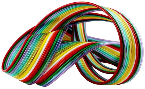 Vervullen dutje Spoedig Multi-Color Ribbon Polyurethane Tubing