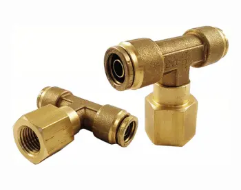 DOT Female Branch Tee Push Fittings