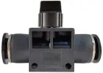 Composite Push to Connect Shut Off Valve