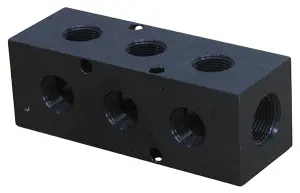 Large High Flow BA 90° PNEUMATIC MANIFOLD