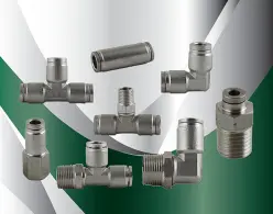 Metric Stainless Steel Push-In Fittings