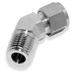 Male 45° Elbow Stainless Steel Compression Fitting
