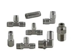 Metric Stainless Steel Push-In Fittings